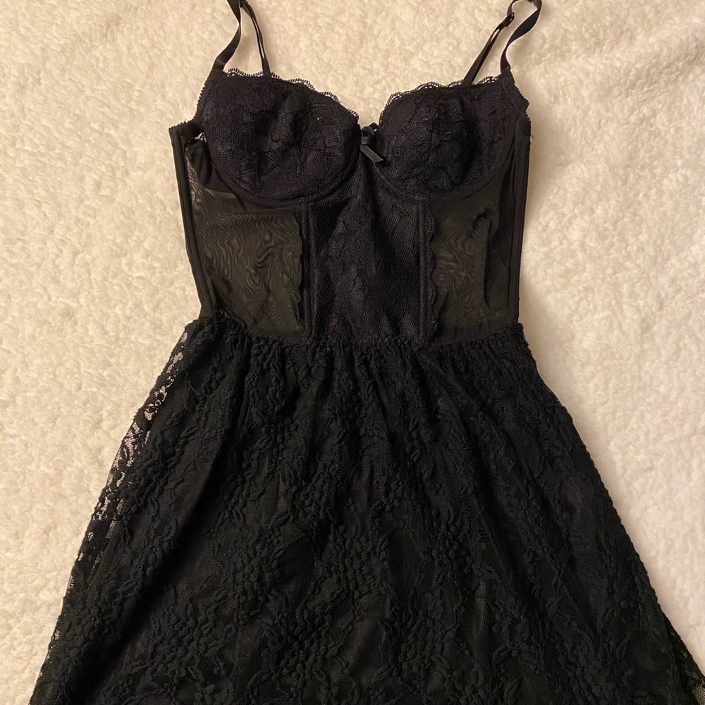 Lingerie dress, Corset top
